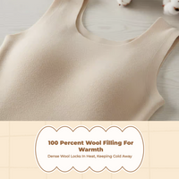 Women's Thermal Vest, Fleece Lined, Thick, Winter Layer