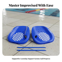 Builds Arm Strength Swimming Hand Paddles Ergonomic Design Front Crawl Training Paddles Long-Lasting Construction for Beginners, Swimmers