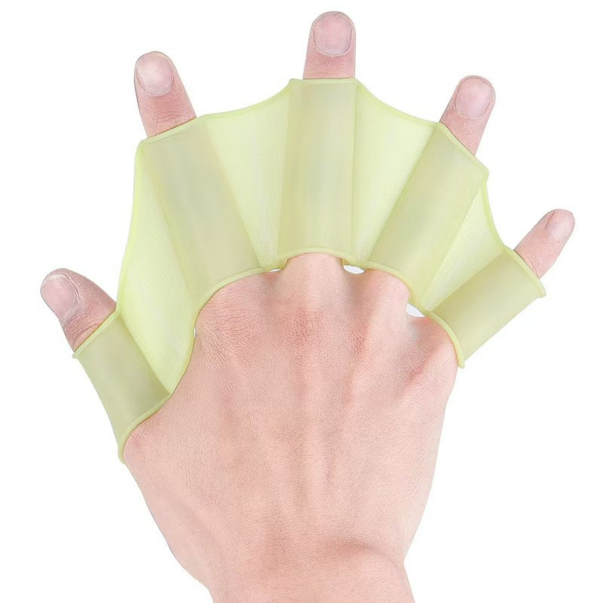 Increases Thrust Webbed Swimming Gloves Highly Elastic Webbed Swim Gloves Secure Fit for Men, Women, Snorkeling, Water Sports, Aqua Aerobics