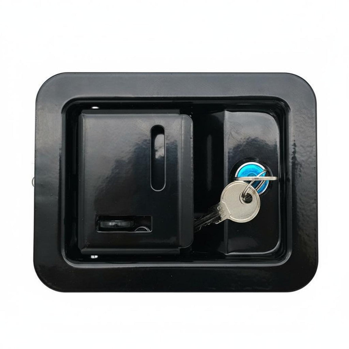 Heavy Duty Electrical Cabinet Door Lock Wear Resistant Flush Mount Key Lock Handle for Vehicle Compartments, Generator Enclosures, Toolboxes