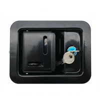 Heavy Duty Electrical Cabinet Door Lock Wear Resistant Flush Mount Key Lock Handle for Vehicle Compartments, Generator Enclosures, Toolboxes