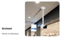Security Camera Extender Pole Aluminum Alloy Construction Telescopic Camera Pole
