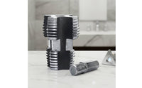 Threaded Pipe Extractor with Drive Shank Hexagonal Pipe Screw Extractor Metal Damaged Screw Remover Compact for Plumbers, Diyers, Plumbing Repair, Home Maintenance