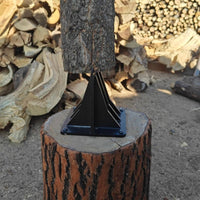 Log Splitter Labor-Saving Manual Log Splitter Stable Base Firewood Splitting Tool for Camping
