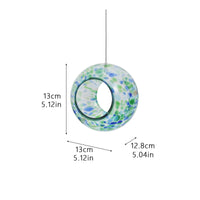 Glass Nectar Feeder Decorative Nectar Feeder Compact for Bird Lovers, Gardeners