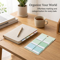 Colorful Sticky Flags for Books, Index Bookmark Markers with Removable, Writable Folder Organizers for Students, 120 for Reading Notes and Annotation