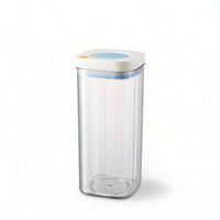 Square Food Jar with Vacuum Seal Space-Saving Vacuum Food Storage Jar Coffee Canister with Airtight Lid Leakproof