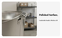 Seamless Joining Aluminum Pail Blast-Resistant-Proof Pail Utility Container for Firefighters, Industrial Workers, Gas Station Attendants Plants, Factories, Workshops, Warehouses