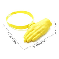 Lightweight Palm-Sized Sun Hat Protection Palm-Shaped Visor Hat Comfortable Hand-Shaped Sun Visor Breathable for Outdoor, Travel