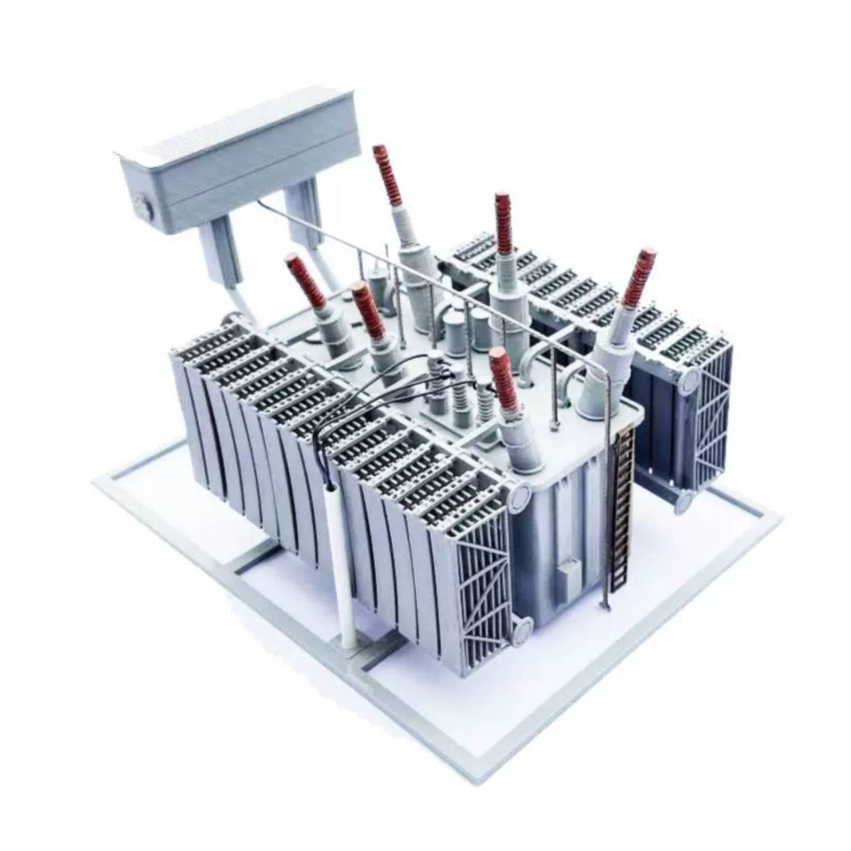Industrial Substation Model Kit Miniature Power Grid Model Detailed for Hobbyists, Collectors, Desktop Display
