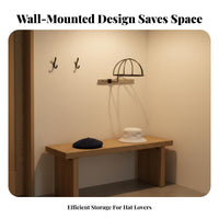 Hat Holder Metal Dome Wall Mounted Curve Protector for Retail
