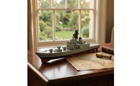 Shirane-Class Ship Model Nautical Helicopter Escort Ship Model Compact for Desk