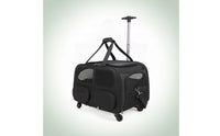 Wheeled Pet Carrier with Telescopic Handle Soft-Sided Wheeled Pet Carrier Comfortable Car Rides