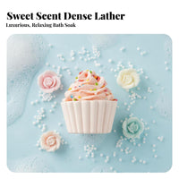 Baked Good ShapeShaped bath effervesceer Cake unwindcompresssign Tub effervescey effervesceing and Bubbling skin well-being Product for Women, Adults, Relaxation, Bathtime, Home Spa