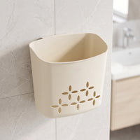 Hanging Storage Basket Organizer Basket with Hanging Tab Wall-Mounted for Lavatory, Closet, Utility Room