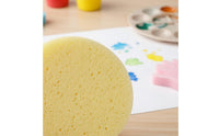 30 Pieces Reusable Kids' Paint Sponge Set Washable Shaped Sponge Stamps Easy to Use Craft Sponges Creative Learning for Toddlers, DIY Projects, Classroom