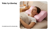 Anti-Wrinkle Cervical Memory Foam Pillow Breathable Cervical Support Pillow Moisturizing Material for Adults, Women, Sleeping, Bedroom, Home