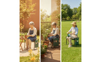 Foldable Garden Kneeler and Seat Portable Garden Kneeler and Seat Comfortable Stool for Gardeners