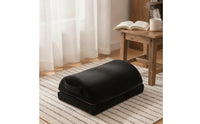 Soft Ergonomic Footrest with Adjustable Height Soft Foldable Footrest Cushion Portable Foot Rest Pillow Supportive for Office Workers, Students, Travelers, Desk, Travel