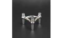 Candle Holder with Three Cups Modern Decor Elegant for Hotel