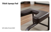 Comfort Cushion Mind-Body Practice Headstand Bench Non-Slip Design Inversion Chair PU Leather Upholstery Headstand Instructor Sturdy Construction for Beginners, Yogis, Home Gym