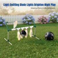 Kids Electric Light-Up Bowling Set, Outdoor Sports Toy, Multi-Play Sandbag Toss Game