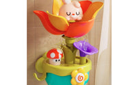 Cascading Bath Toy with Suction Cup Plastic Sprinkler Toy for Babies