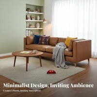 3-Seater Settee Latex Filling 3-Seater Upholstered Couch Modern Minimalist & design Sofa for Apartment Dwellers, residents, Living Room, Bedroom, Office