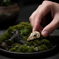 decorative skull figurines