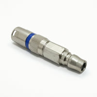Hardware Precision-Machined Metal Connector Adapter for Audio Setups, Studio