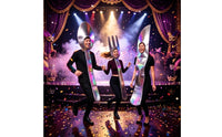 Utensil Costume Shiny Silverware Costume Oversized Apparel for Halloween, Stage Performance