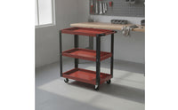 Rolling Tool Utility-Trolley-Tier Mobile Storage Cart Versatile for Garage