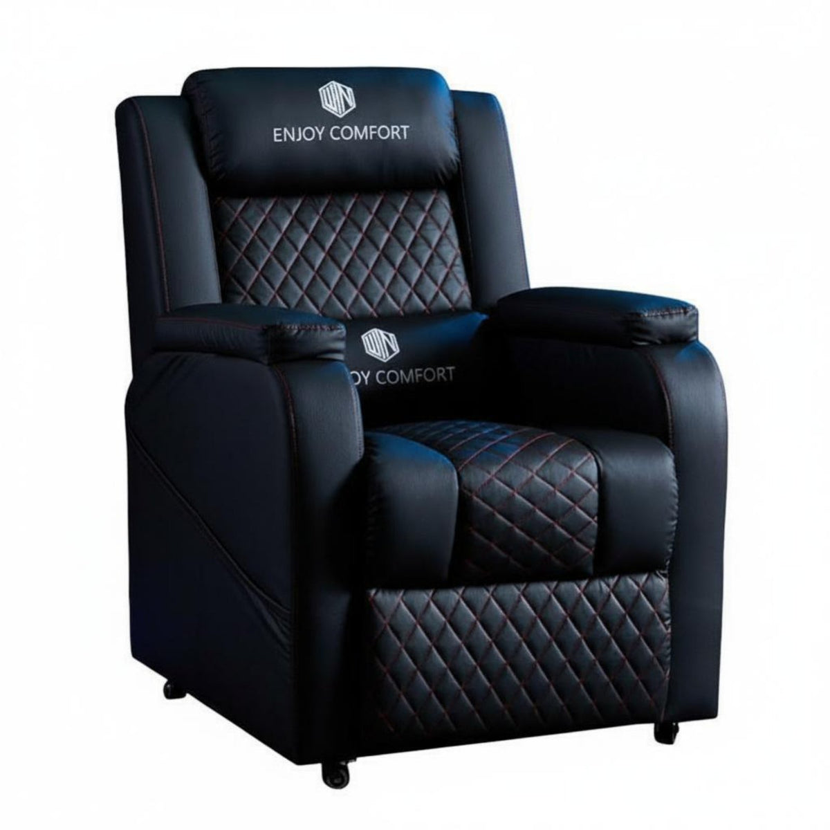 Reclinable Reclining Gaming Sofa Adjustable rearrest Multi-Position Recliner Heavily Cushioned Lounge Chair Ergonomic Design for video game enthusiasts, Internet Cafe Owners, Movie aficionados, Game Room, Bedroom, Home Theater