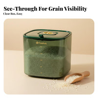 Moisture-Proof Airtight Rice Container Long-Lasting Rice Storage Container Safe for Kitchen