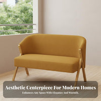 3 Pieces Nordic Design Two Armchairs and a Side Table space-saving Conversation Set Minimalist Aesthetic Indoor Furniture Leisure Seating for Apartment Dwellers, Hotel Managers, Living Room, Small Spaces, Balcony, Reception Area