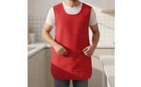 Smock Easy to Wear Sleeveless Apron Vest Washable Barber Apron Vest for Barbers, Waiters