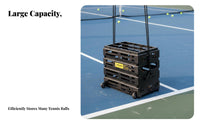 Automatic Tennis Ball Retriever Reinforced Nylon Standing Tennis Ball Collector Drop-Resistant Sports Training Equipment for Practice Exercises