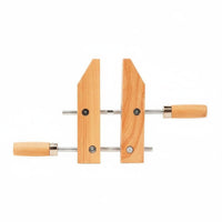 Parallel Clamp with Wooden Body Wooden Manual Screw Fastener Clamp Heavy-Duty Tool for Luthier, Workshop, Instrument Making