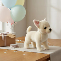 Walking Dog Stuffed Pet Birthday Gift Realistic Dog Doll Lifelike