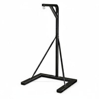 Sturdy Construction Freestanding Striking Bag Stand 2 in 1 Boxing Training Station Freestanding Boxing Training Center for Fitness Enthusiasts, Professional Athletes, Home Gym, Workout, Garage, Basement
