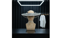 ventedTop Hat Structured Wide-Brim Hat Lightweight