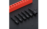 6 Pieces 1/4 hexagonal Shank Shank Socket Alloy Steel Machine Holder Heavy Duty Tool Accessory for Machinists