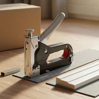 3 Pieces Easy to Load Canvas Stretching Tool Kit Chrome Finish Canvas Stretcher Stapler Ergonomic Handle Fastener Remover Anti-Slip Grip for Framing