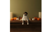 specters Figurine with Baseball Cap Spooky Dangling Leg Funny Halloween Decor for Collectors, Tabletop, Desk
