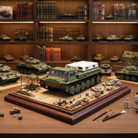 RC Tracked Transport Vehicle Battery-Operated Battery 1/16 Scale Crawler 1/16 Scale RC Crawler Ready to Operate for Hobbyists