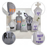 Outdoor Halloween Inflatable Scary Inflatable with Built-in Fan Lightweight for Garden