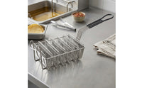 Taco Shell Fryer Basket Stainless Steel Taco Fryer Basket Wire Frame Deep Fry for Chefs, Commercial Kitchen