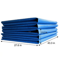 Navy Polypropylene Debris Sacks, 110cm Garden Waste Bags for Moving, Heavy Duty 50kg Capacity Woven Sacks, Pack of 10
