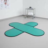 Lightweight Petal Exercise Mat Easy to Clean Folding Exercise Mat