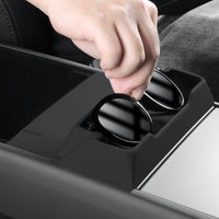 Center Console Organizer Tray Easy to Clean Center Console Organizer Silicone Glasses Holder Non-Slip Soft for Drivers, Car